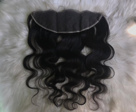 💜💎💜Transparent lace body wave frontal